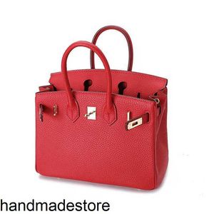 BK sac fourre-tout Style monde classique en cuir sac à main mode litchi motif cuir femme