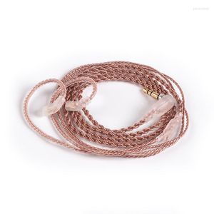 BL-03 BL03 BL01 4 Core Single Crystal Copper Upgrade Oortelefoonkabel 2pin 3,5 mm Bending Plug voor Blon-headset IEM