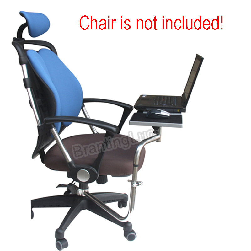 BL-OK030 Multifuncional Full Motion Chair Clamping Suporte de Teclado Laptop Desk Holder Mouse Pad para Confortável Escritório e Jogo
