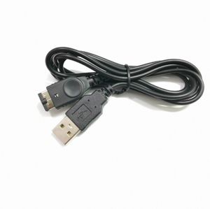 Zwart 1.2M USB Opladen Advance Line Cord Charger Kabel voor Nintendo DS voor NDS GameBoy GBA SP