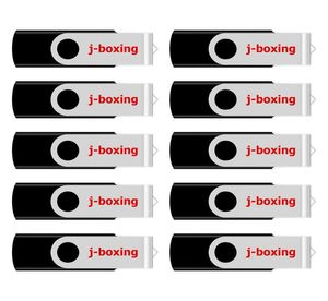 Zwart 10 stcs 16 GB OTG USB 20 Flash Drive Roteren Dual USB Dumb Drive Memory Stick Pen Opslag voor computer Android -smartphone TA2365016