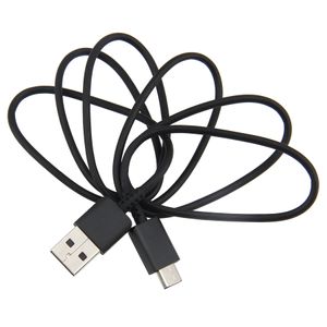 Tipo negro 1m 3 pies USB C Cable de datos de carga rápida de cable para Samsung Galaxy S10 S9