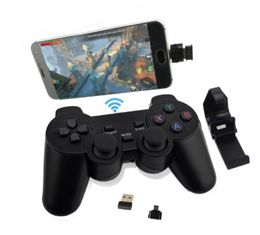 Black 2.4G Wireless Mobile Joysticks GamePad Controller pour Android TV PC
