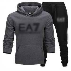 Zwarte 2024 hoodieontwerpers heren trainingspakken trui broek 2-delige set streetwear sweatshirts sportpakken