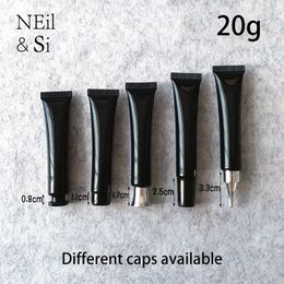 20ml Crème Contour des Yeux noir Rechargeables conteneur vide cosmétique souple Tube Correcteur Bouteilles en plastique Squeeze Livraison gratuite