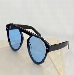 Lunettes de soleil noir 254S BlackBlue 54 mm Occhiali da Sole Mens Sunglasses Gafas de Sol New avec Box6976308