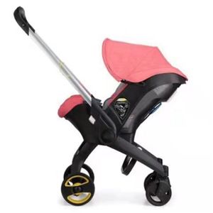 Poussette 3 en 1 noire avec siège auto pliable souple pour bébé sommeil en plein air pratique sécurité haut landscope bébé trotteur chariots protection contre le soleil moderne ba12 B23