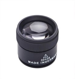 Black 30 X 36mm Jeweler Optics Loupes Magnifier Magnifying Tool Glass Lens Loop Microscope Watch Repair Tool269Y9169667