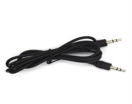 Connecteurs plaqués argent noir 35mm, câble Audio AUX mâle à mâle pour haut-parleur téléphone casque MP3 MP4 DVD CD ecta37a081661053