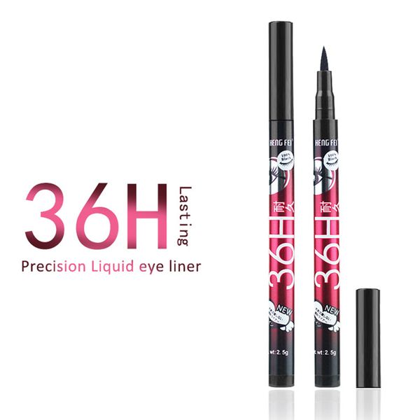 Stylo Eyeliner liquide imperméable noir à séchage rapide 36H, crayon lisse longue durée, ne fleurit pas, maquillage cosmétique 24 pièces