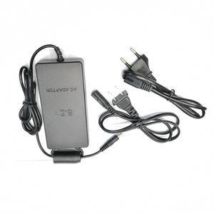 Zwarte AC-adapter oplader Voedingskabel voor PS2 70000 gameconsole EU US-stekkeradapter