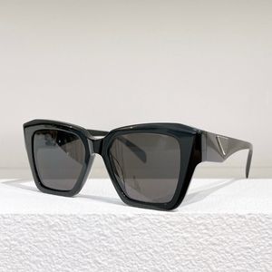 Zwart acetaat vierkant p huis zonnebril sexy dames mannen tinten pr09vz trending hotproducten gegraveerde brief retro tinten voor vrouwen vrouwelijke zonnebrillen heren lunette