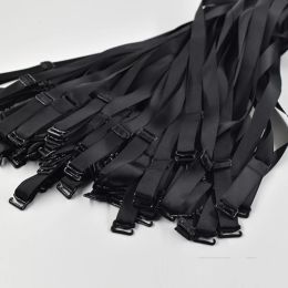 Accessoires de nœud papillon à bricolage réglable noir pour enfants adultes hommes femmes crêne de mariage maximum maximum 45 cm bande élastique 1,2 cm Bowtie