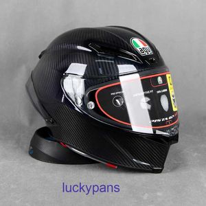 Zwart AGV Chameleon Pista Blue GP RR Ice Red Trail Heldere Matte Koolstofvezel Motorhelm Volledige E2CU