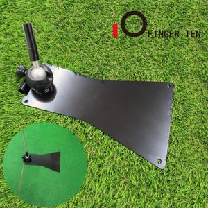 Zwart Uitlijning 360° Verstelbare Golf Swing Trainers Oefenplaat Putter Training Tool Accessoires Outdoor Drop 240227