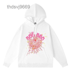 Sweat à sweat de créateur noir et blanc Sweat Fashion Centor Baseball Pullor Force de haute qualité Impression Spider Web Graphic Pinkshirts Y2K Pullovers Jacke FQ3C