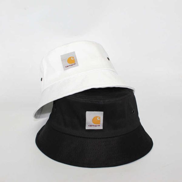 Chapeau de pêcheur noir et blanc avec avant-toit court en tissu, chapeau de bassin à dessus plat pour hommes et femmes, chapeau de soleil décontracté, chapeau de soleil de rue