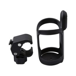 Soporte de taza de cochecito de bebé negro Accesorios para cochecito para bebés para botellas de leche Rack Bicicleta de bicicleta Botella accesorios para cochecitos