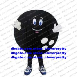 Black Ball Bowling Bowl Mascot Kostuum Bowling Pin Adult Catoon Character Sportfeest Minipink Top Verkoper ZX2942