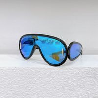 Lunettes de soleil pilote surdimensionnées miroir bleu noir pour femmes hommes lunettes de mode lunettes de soleil concepteurs lunettes de soleil Sonnenbrille lunettes de soleil UV400 avec boîte