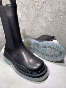 noir Botteg Belles bottes en cuir véritable pour femmes et hommes Chaussures ~ superbes bottes de haute qualité pour femmes et hommes, taille Eu 36-44