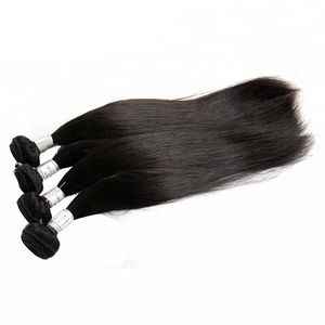 Zwartbruine mensenweven bundels 10-40 inch Braziliaanse rechte Remy Hair Extension