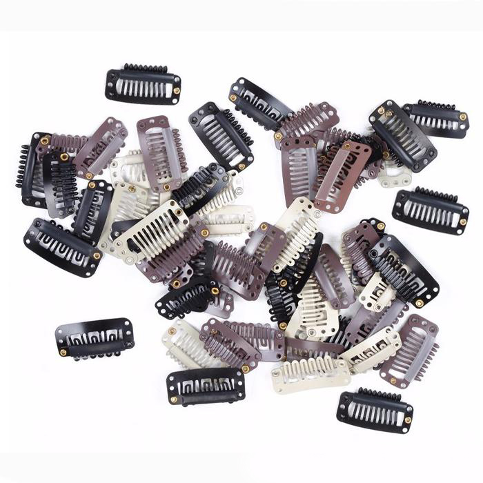 Black Brown White 1000Piece / Bag Hair Clip Billiga Gratis Frakt Clip In Hair Extension China Factory