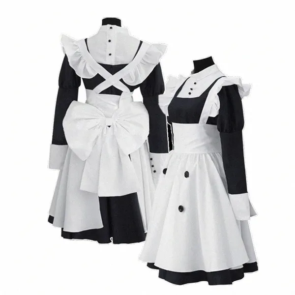 Black Butler Mey Rin Cosplay Costume Women Girls Maid Dr April Tenues Halen Carnival Suit H2UR #