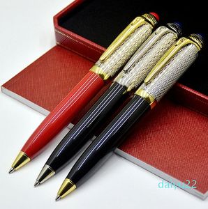Black Car Ballpoint Pen Administrative Office Stationery Supplies Luxurs Écrivez des stylos de recharge sans boîte