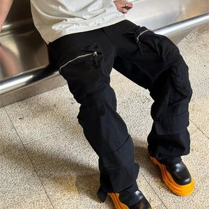 Pantalon décontracté noir de haute qualité Fashion Hip Hop Casual Street Jogger 2024SS