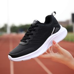 Zwarte casual dames schoenen voor mannen blauw grijs ademende comfortabele sporttrainer sneaker kleur-138 maat 18 com 25 tafel