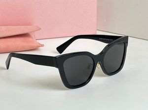 Lunettes de soleil œil de chat noir 02z, verres fumés gris foncé pour femmes et hommes, lunettes de soleil Gafas de sol UV400 avec boîte