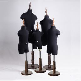Mannequin enfant noir demi-corps couture Mannequin enfant personnalisé en vente