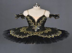 Costume de Ballet Tutu de Ballet classique noir pour adulte, Tutu professionnel rouge, Tutus noir, Performance de danse à points 4767203