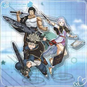 Black Clover Anime Manga Personnages Cosplay Acrylique Stand Modèle Conseil Bureau Intérieur Décoration Standee Cadeau Couple Poupée 15cm AA220318