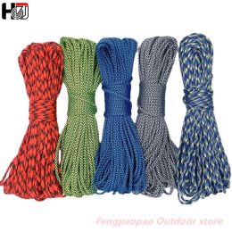 Black, Color Paracord 550 Mountaine d'alpinisme corde tente de tente 4 mm 7 Core Bracelet de survie paracord pour le camping de randonnée