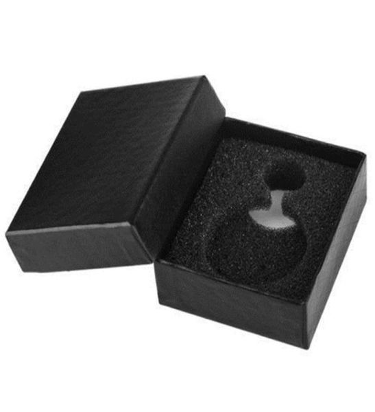 Boîte cadeau de poche de couleur noir Boîtes en papier Rangement Bijoux Affiches Cardboard Case Collection Exposition 5058133