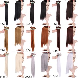 Extension de cheveux synthétiques de couleur noire extensions de cheveux péruviens faisceaux de tressage de cheveux raides pour les femmes noires 14 pouces 16 pouces 18 pouces 20 pouces