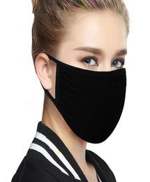 Couvre-bouche en coton noir, respirateur réutilisable, anti-poussière, filtre Pm25 3564320