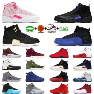 Black Dark Concord 12 Hoge OG Heren Basketbalschoenen Artric Punch Utility Heren Reverse Flu Game Indigo Twist Dames Trainers Maat 36-45