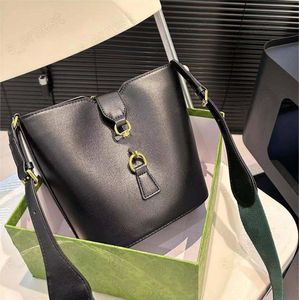 Zwarte Designer bucket Bag voor handtas Dames schoudertas leren CrossBody tas