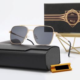 Lunettes de soleil de créateurs noirs pour femmes pour hommes surdimensionnés 2022 DT Mach Sunglasses Street's Street Polarise Sunglass Fashion Goggle Beach 226y