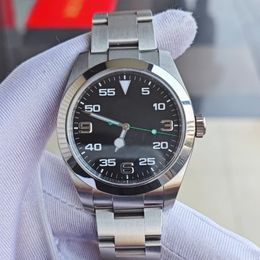 Zwarte wijzerplaat Antimagnetisch herenhorloge DHgate automatisch 40 mm roestvrij staal 904L zilveren horlogeband saffier spiegel vouwgesp lichtgevende 50 m wetenschap kettingschakel