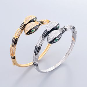 bracelets de serpent de diamant noir bracelets pour femmes or hommes charme infini tennis bracelets bijoux de créateurs de luxe Fashion Party cadeaux de mariage couple d'anniversaire