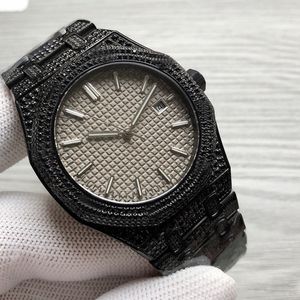 Black Diamond Watch Mens Automatic Mechanical Watches 41mm Sapphire Women Designer Polsband Montre de Luxe Gifts