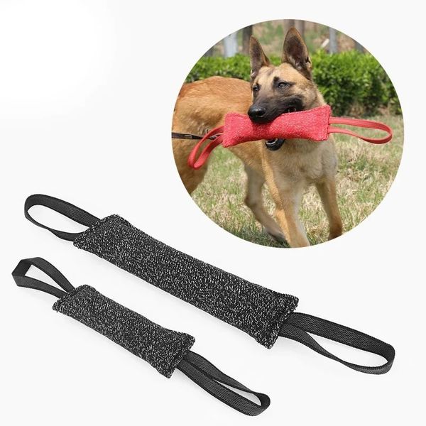 Black Dog Training Merde TUG Pillow Slanche avec 2 poignées de corde pour la formation