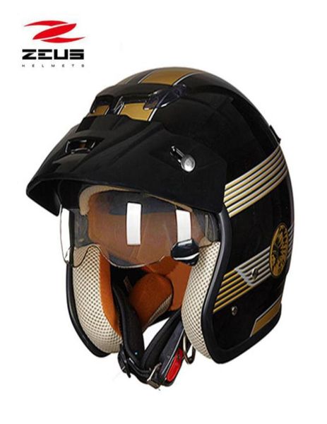 Black Dog Zeus 34 Half Face Motorcycle Helmet Motorcoss 318C Motorbiate Electric Bicycle Scooter Helmets M L XL XXL4064578