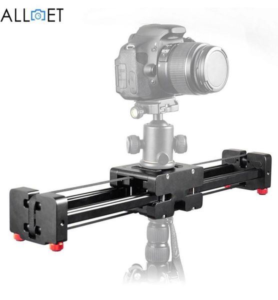 Noir DSLR caméra vidéo curseur Dolly 50 cm Rail stabilisateur 100 cm Distance de glissement pour Canon Nikon Sony Stabilize16404422679606