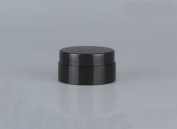 Black vide 5 grammes 5 ml Pottes en plastique Pottes de pot Cosmetique Échantillon de récipient vide Couper à vis de récipient pour les ongles à paupières de maquillage POUDRE RRD30531013540