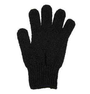 Guantes exfoliantes negros para todo el cuerpo, exfoliación de células muertas, piel suave, circulación sanguínea, ducha, baño, Spa, accesorios de exfoliación, 7424792